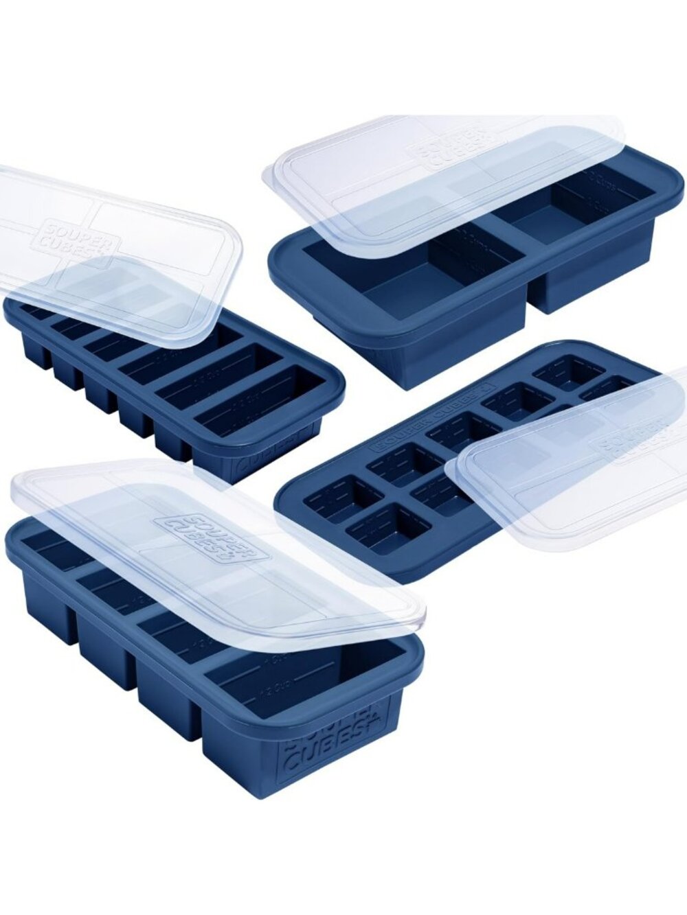 Silicone Freezer Molds Gift Set - Perfect for Meal Prep & Portion Control